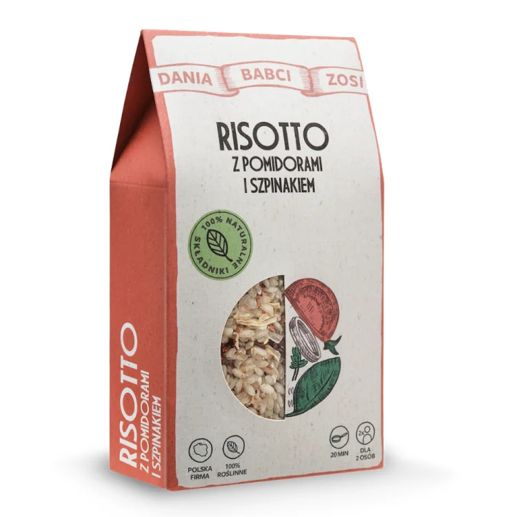 Risotto z pomidorami i szpinakiem Dania Babaci Zosi allegro.png