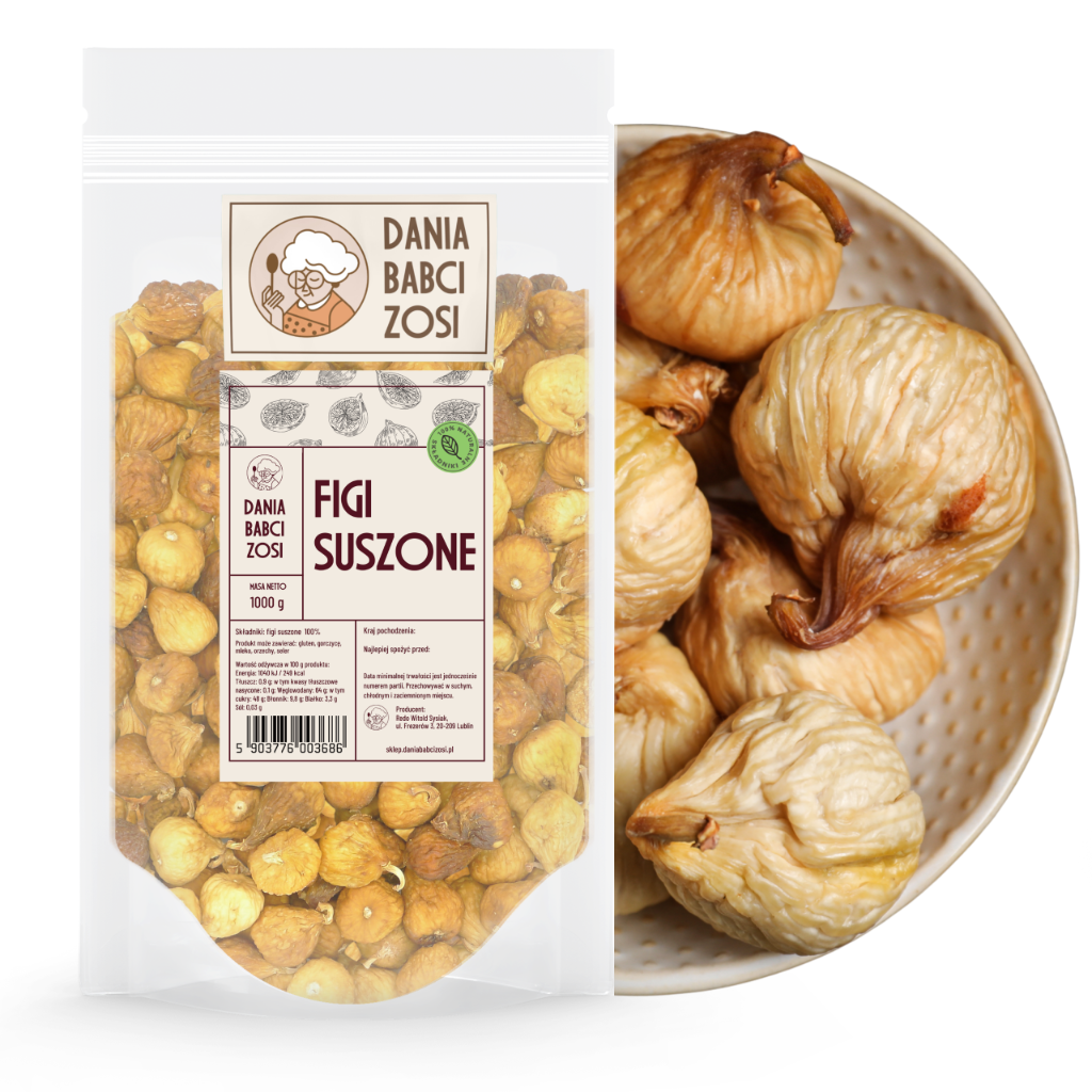Figi suszone 1kg - Dania Babci Zosi