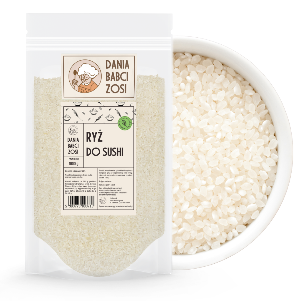 Ryż do sushi 1 kg - Dania Babci Zosi