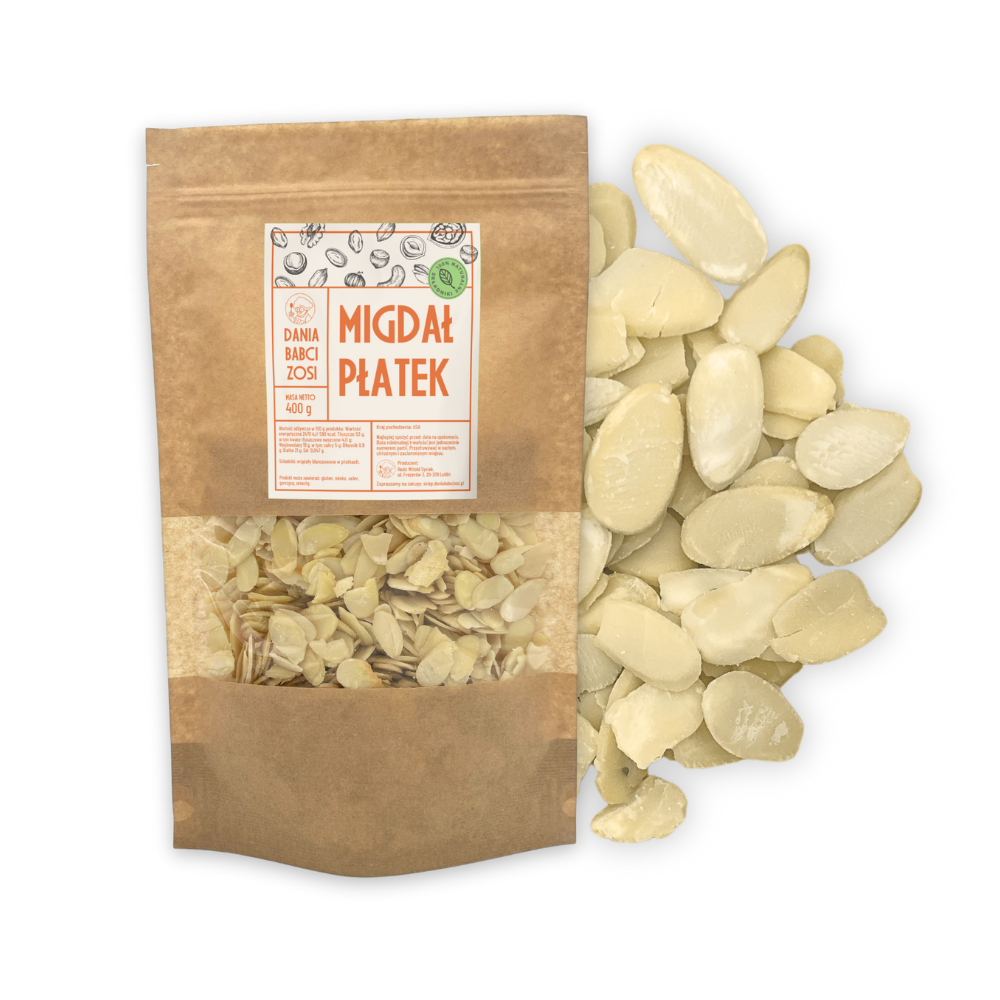 Migdał płatek 400 g - Dania Babci Zosi - Premium